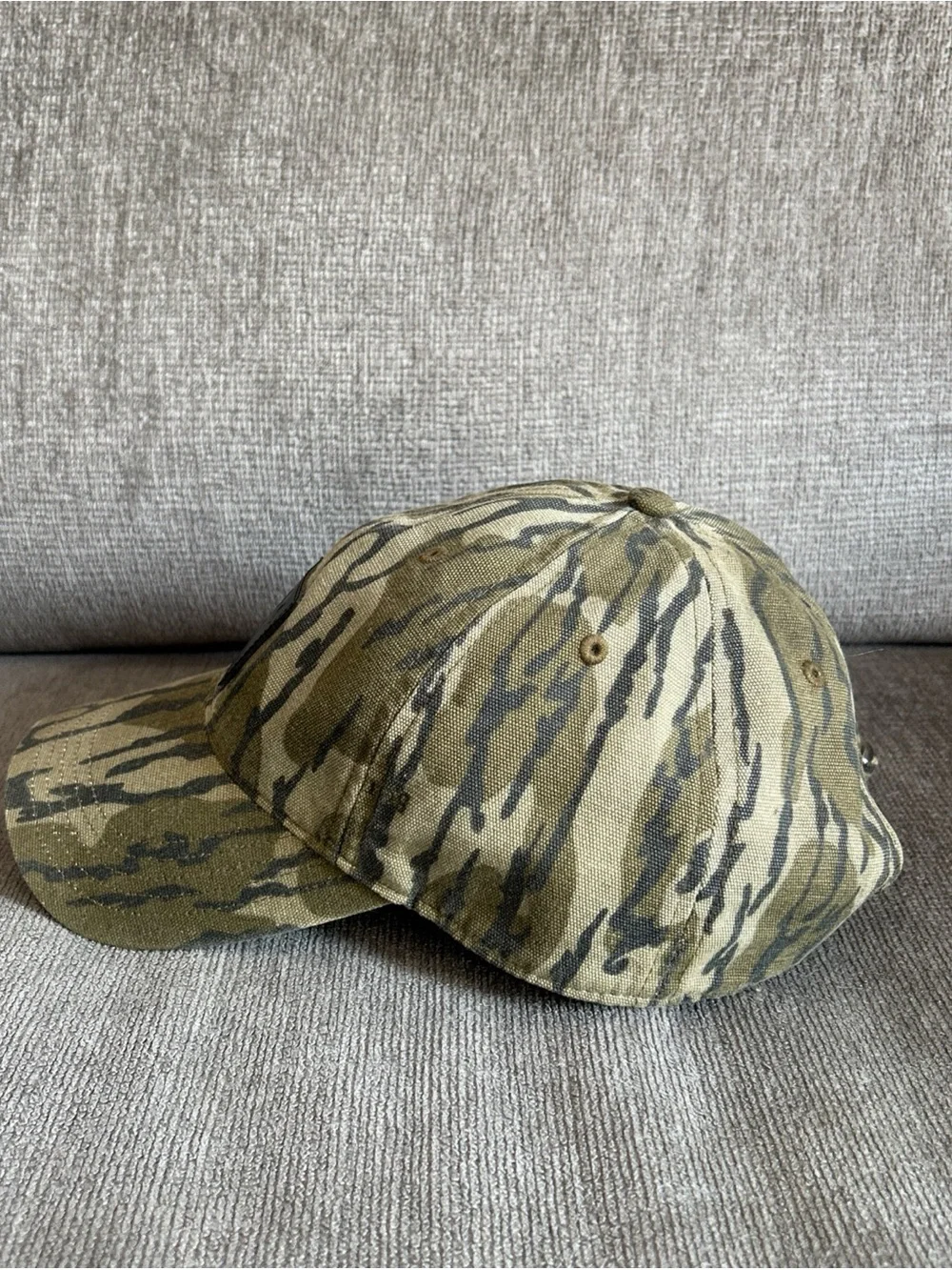 Carhartt Baseball Cap Hat Camo Mossy Oak Camouflage Men’s Adjustable Green Black